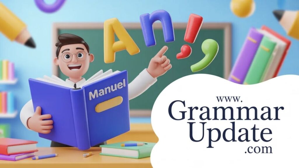 Manuel a Word in English