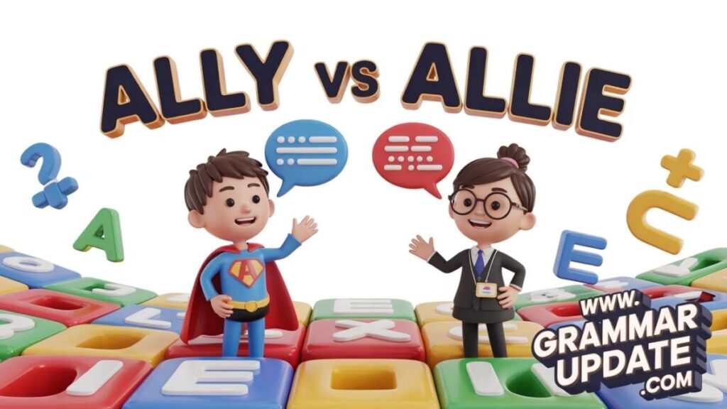 Why Ally vs Allie Creates Spelling Confusion