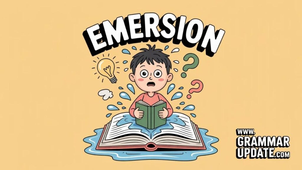 Emersion Meaning