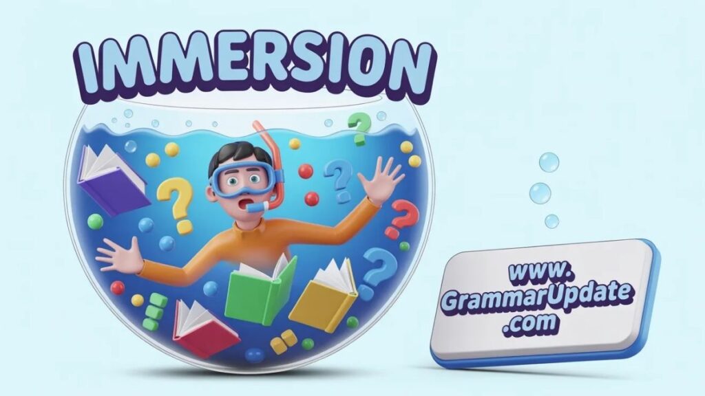 Immersion Definition and Meaning