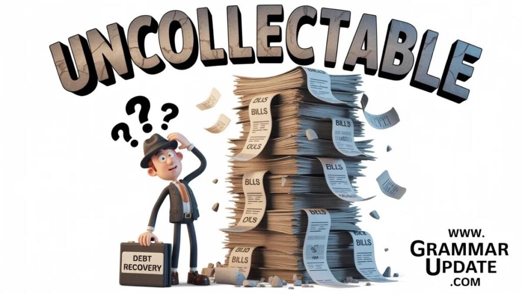 Uncollectable a Correct Spelling