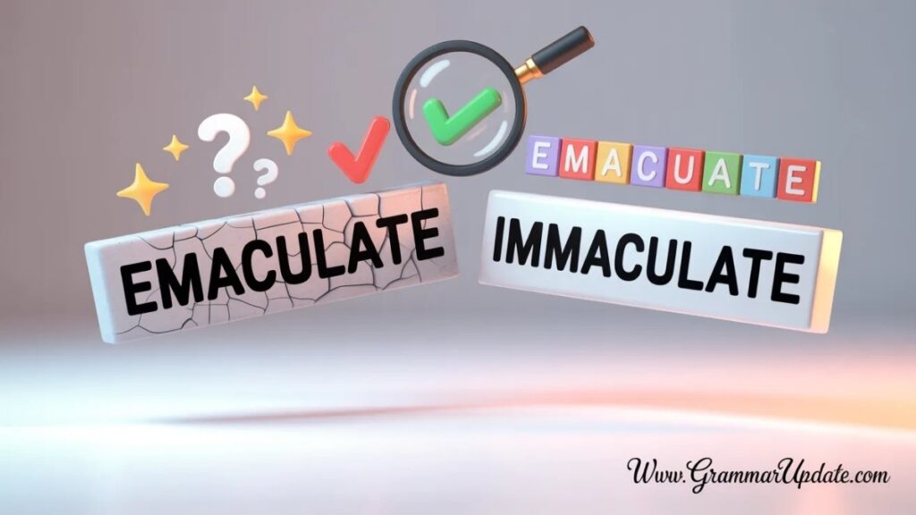 Emaculate vs Immaculate Which One Is Correct?