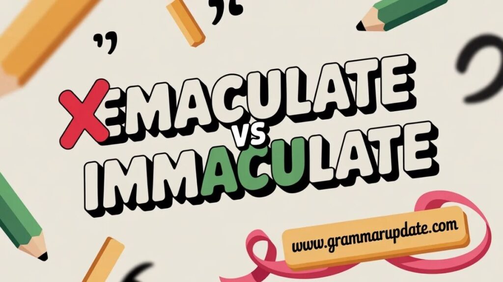 Emaculate vs Immaculate Difference 