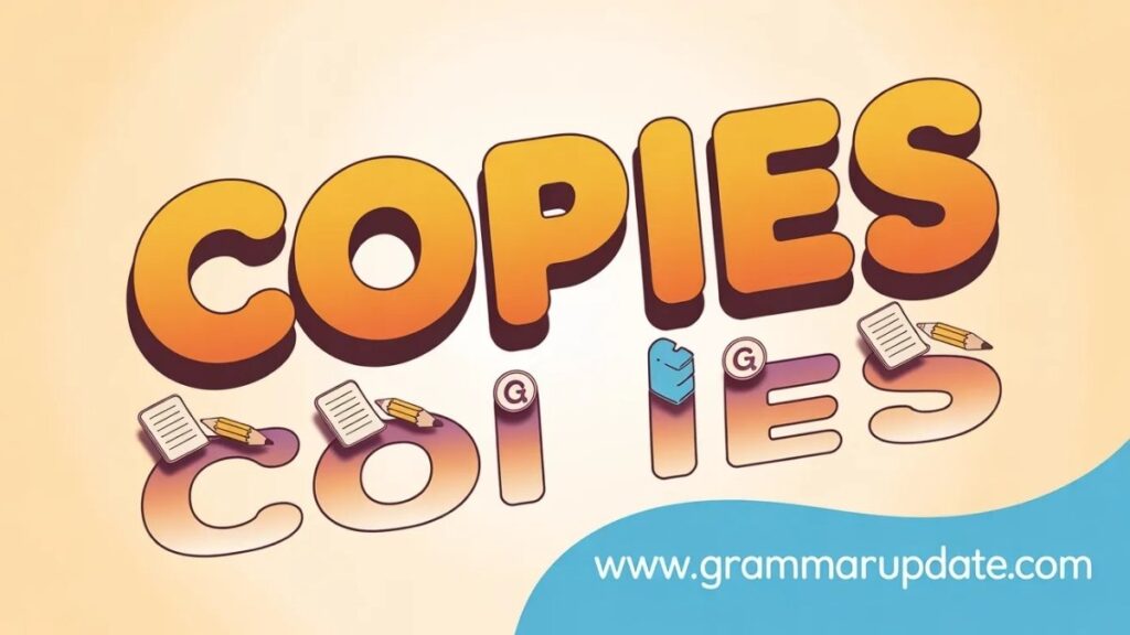 Why “Copies” Is Always Preferred