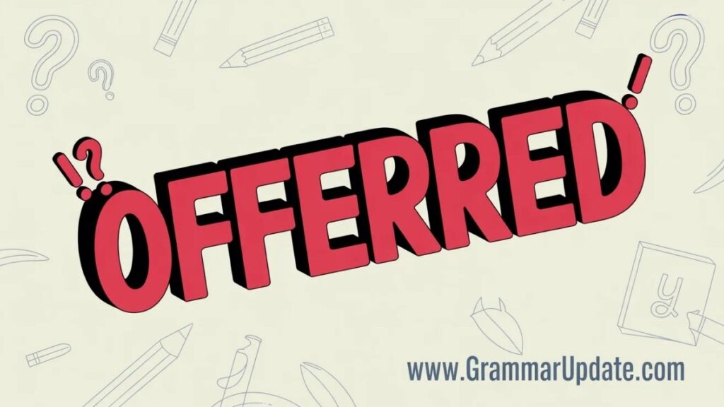 Double R Spelling Rules in English