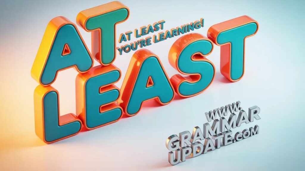 At Least Synonyms and Alternatives