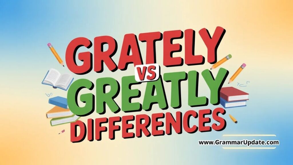 Difference Between Greatly vs Grately