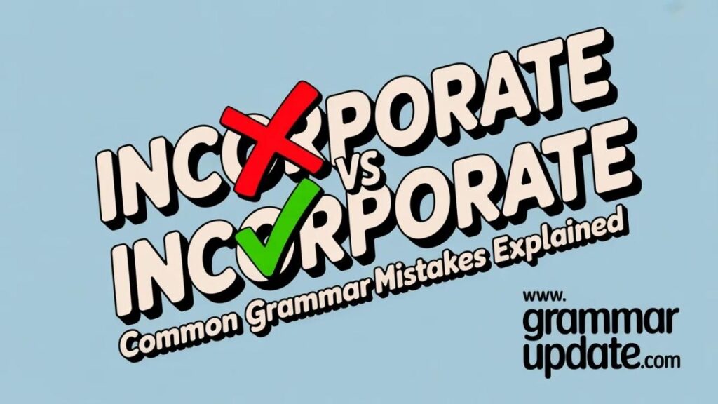 Use Incorporate in a Sentence