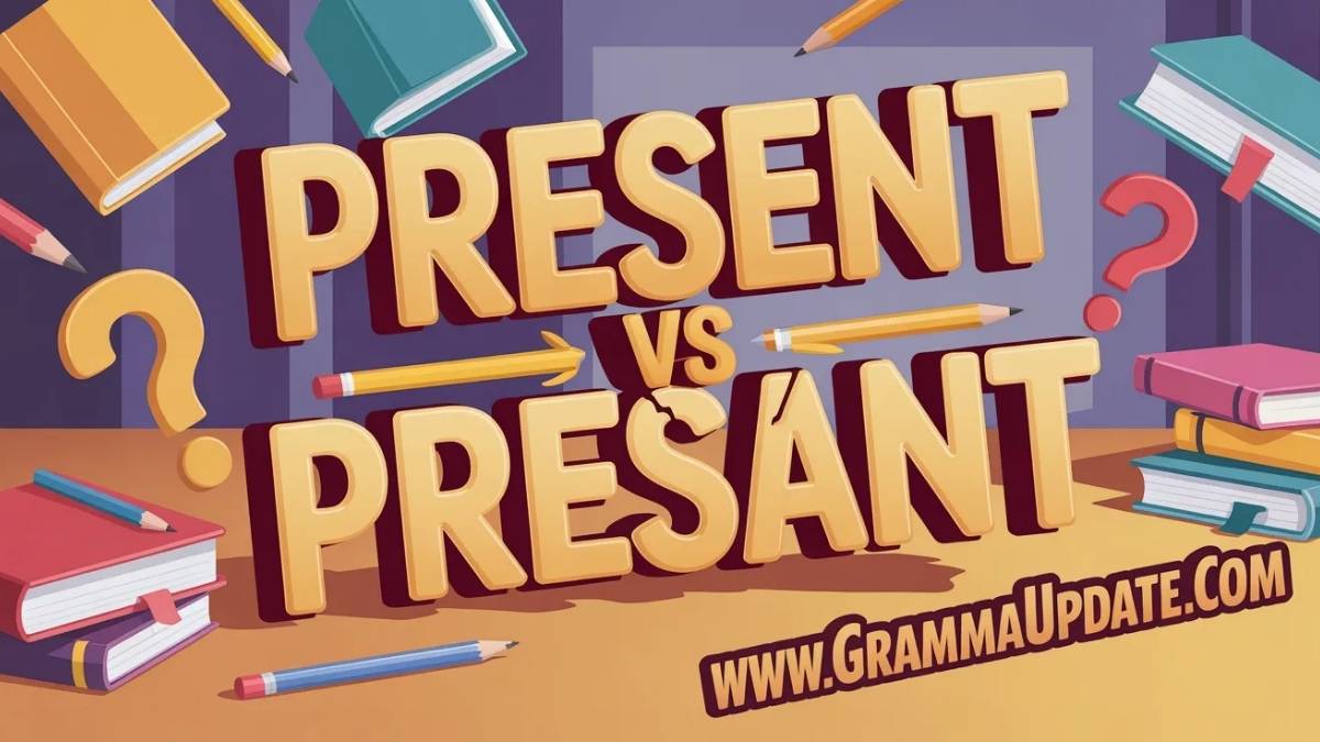 Present vs Presant Differences and Correct Usage - Grammar Update
