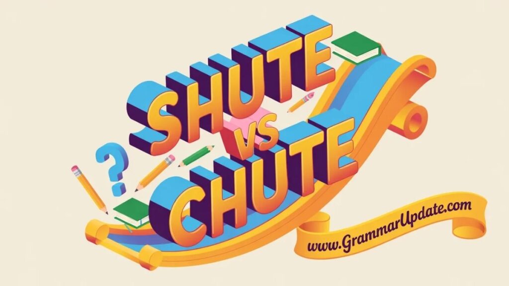 Shute vs Chute