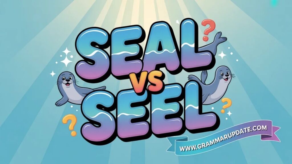 Seal vs Seel The Correct Answer Without Confusion