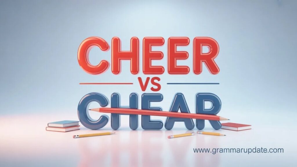 Cheer vs Chear difference and Usage Guide