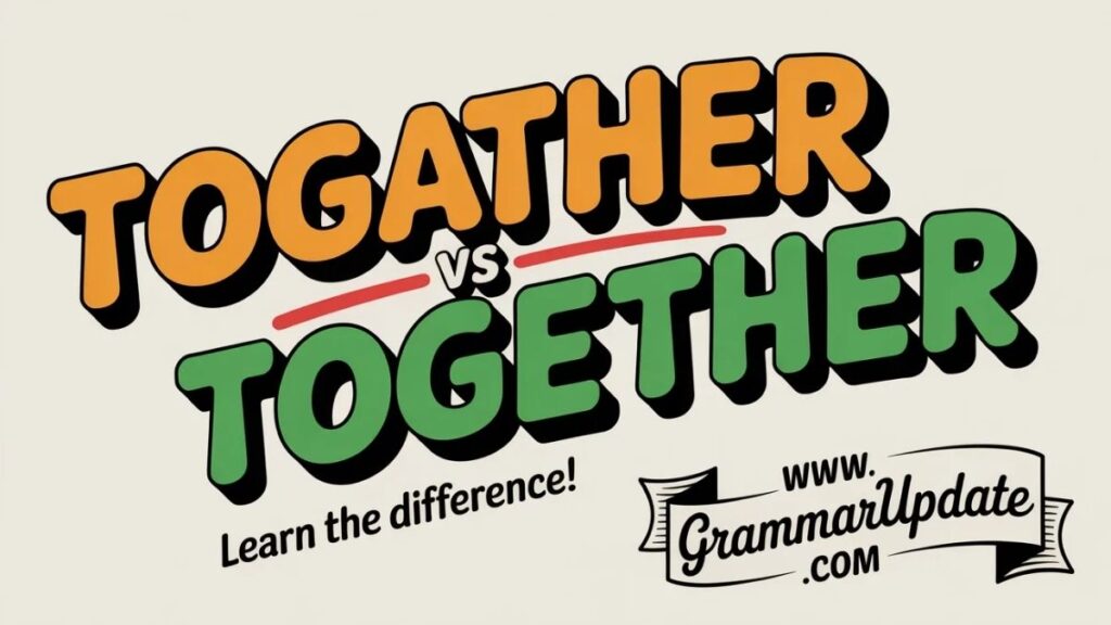 Togather vs Together Correct Spelling