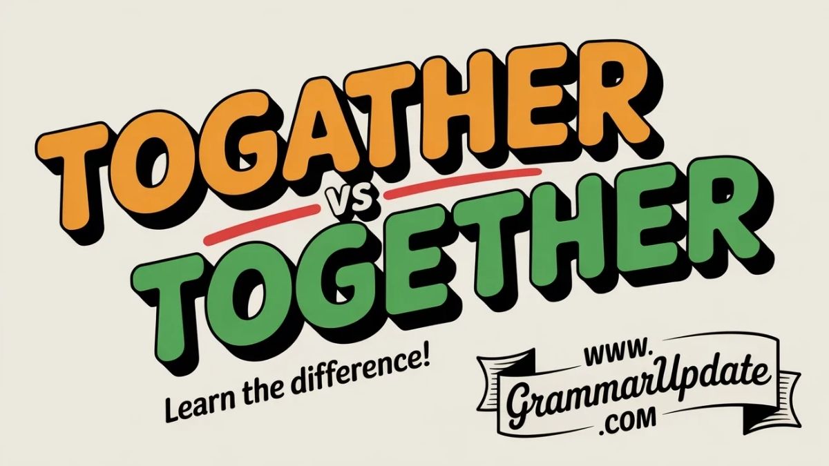 Togather vs Together Which Is the Correct Word to Use? - Grammar Update