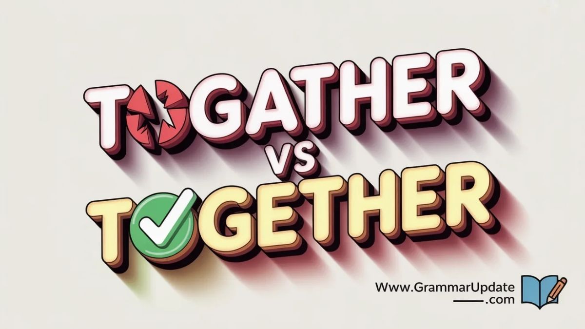 Together V Togather vs Together Which Is the Correct Word to Use? - Grammar Update
