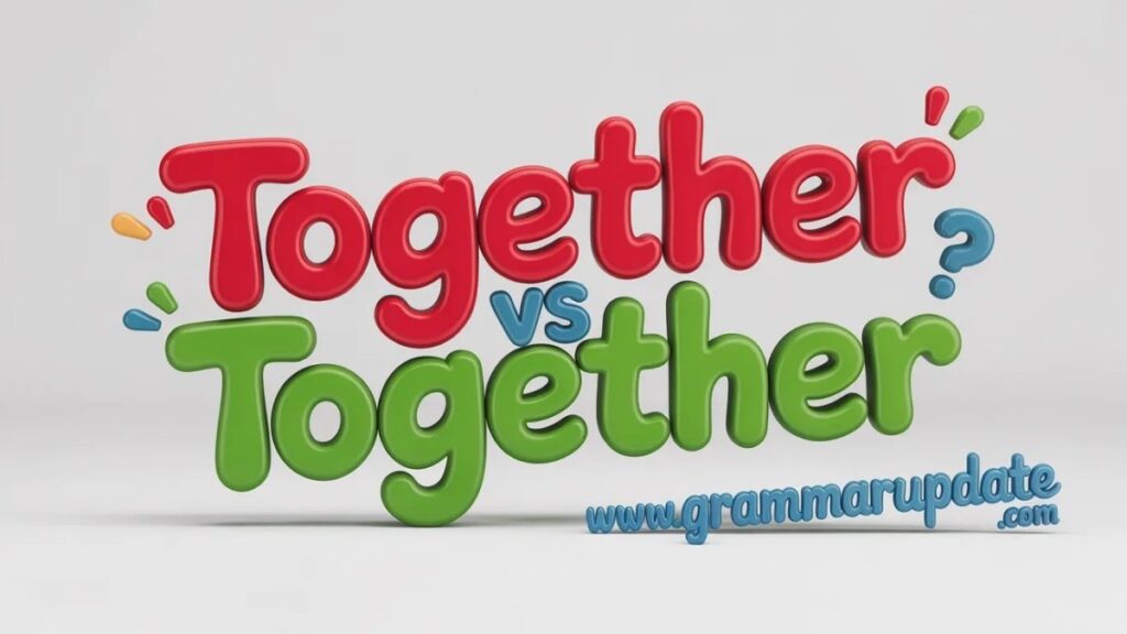 Together vs Altogether vs All Together