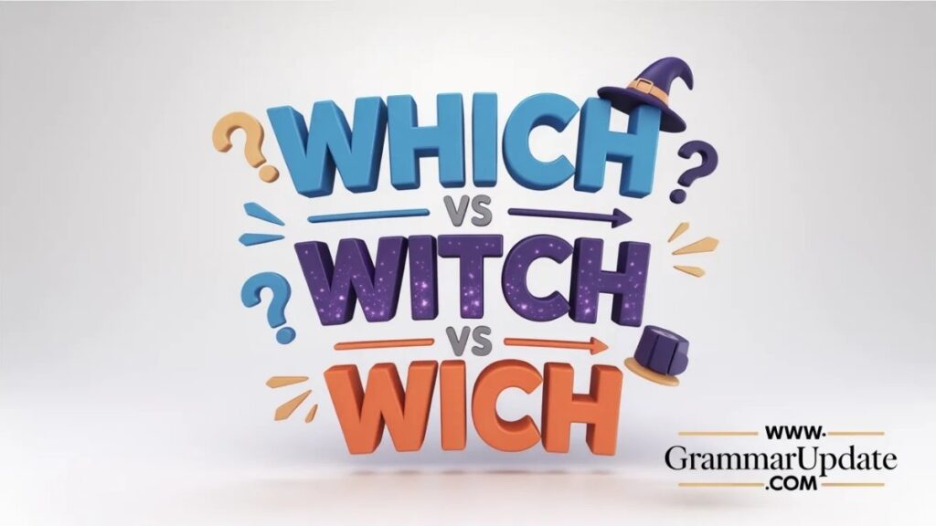 Quick Answer which vs witch vs wich