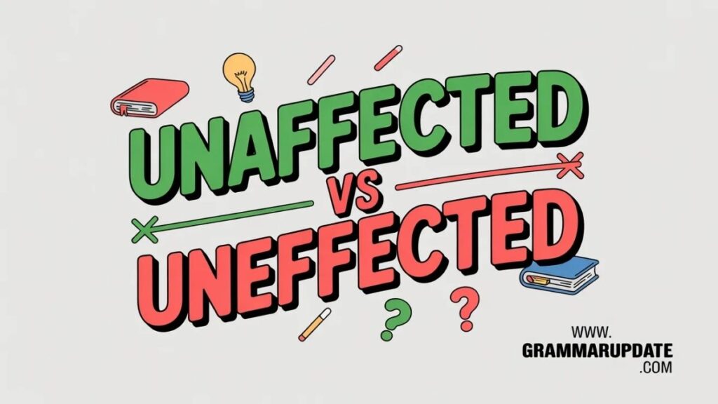 Define Uneffected