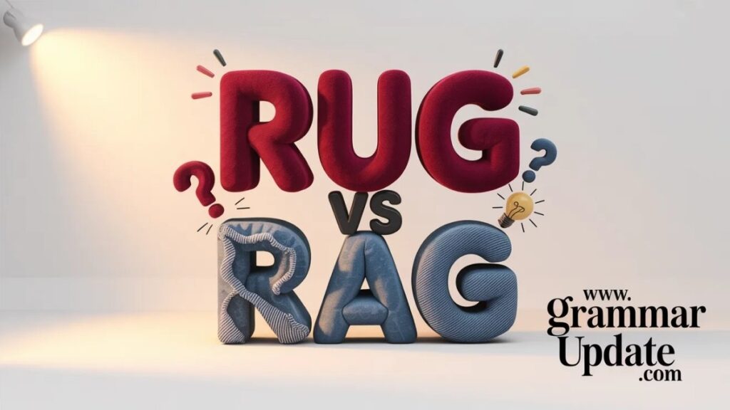 Rug vs Rag, How Are These Different?