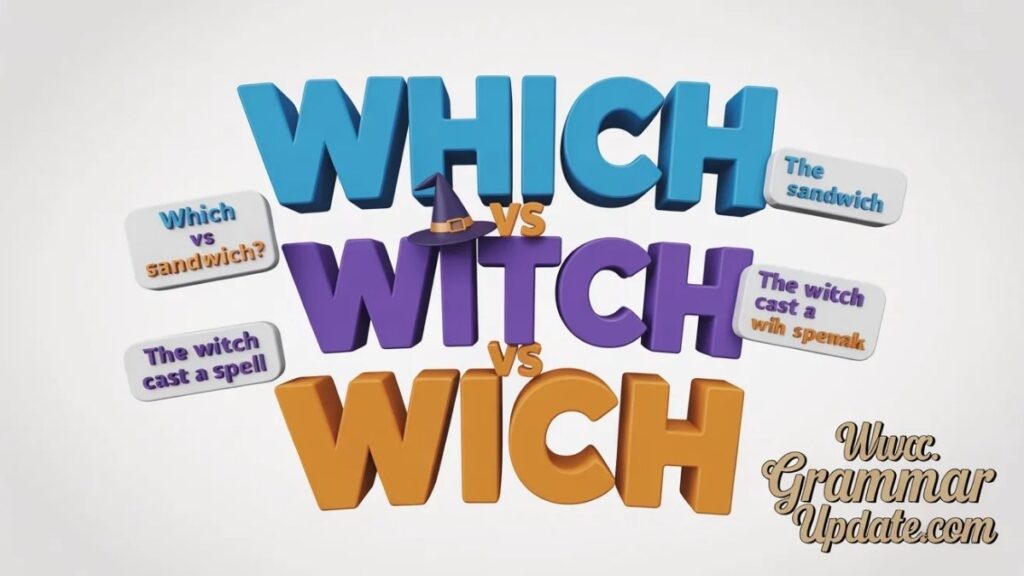 Why People Confuse Which and Witch