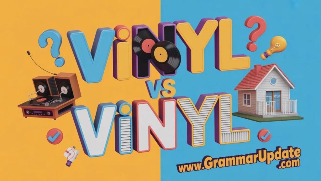 Vinyl Pronunciation in US and UK