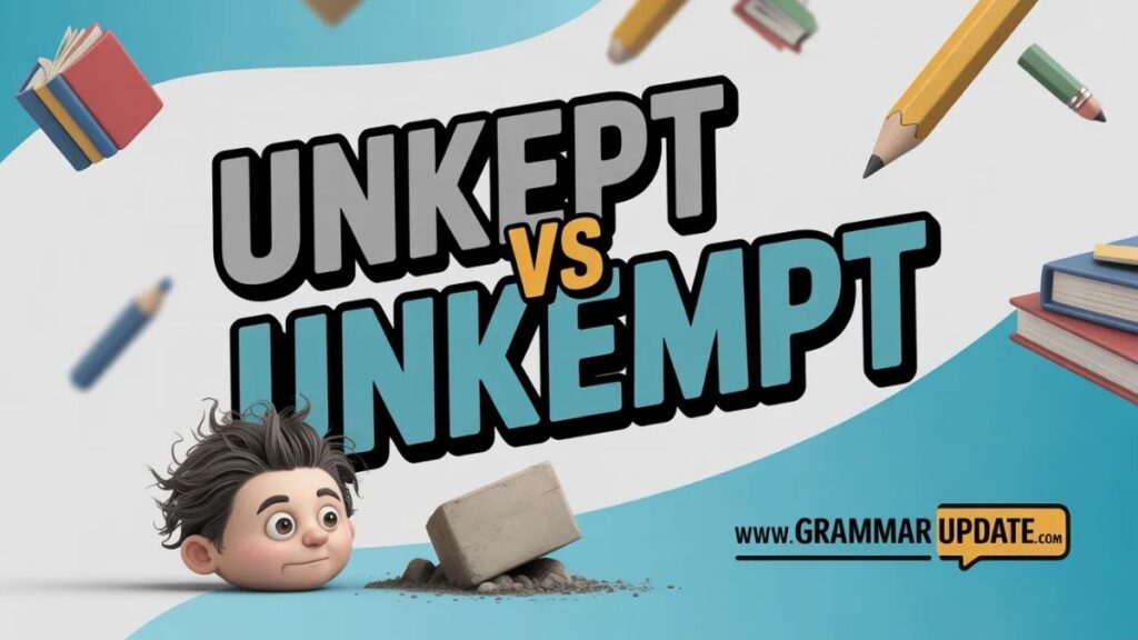 Difference Between Unkept and Unkempt
