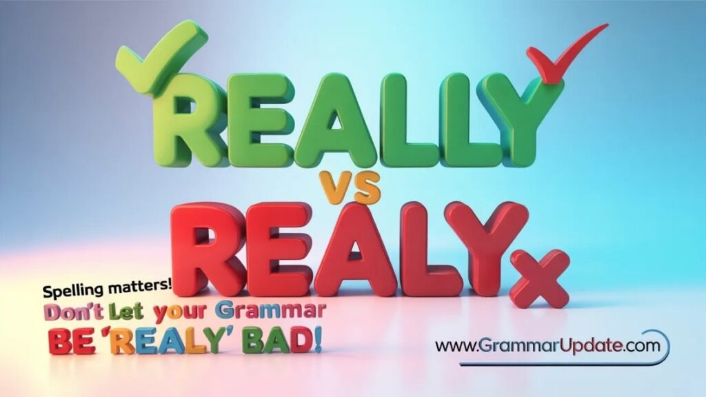 Really vs Realy The Clear and Final Answer