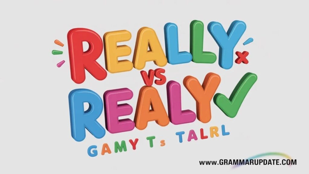 Grammar Rules for Really