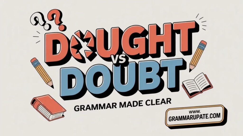 Why People Write “Dought” Instead of “Doubt”