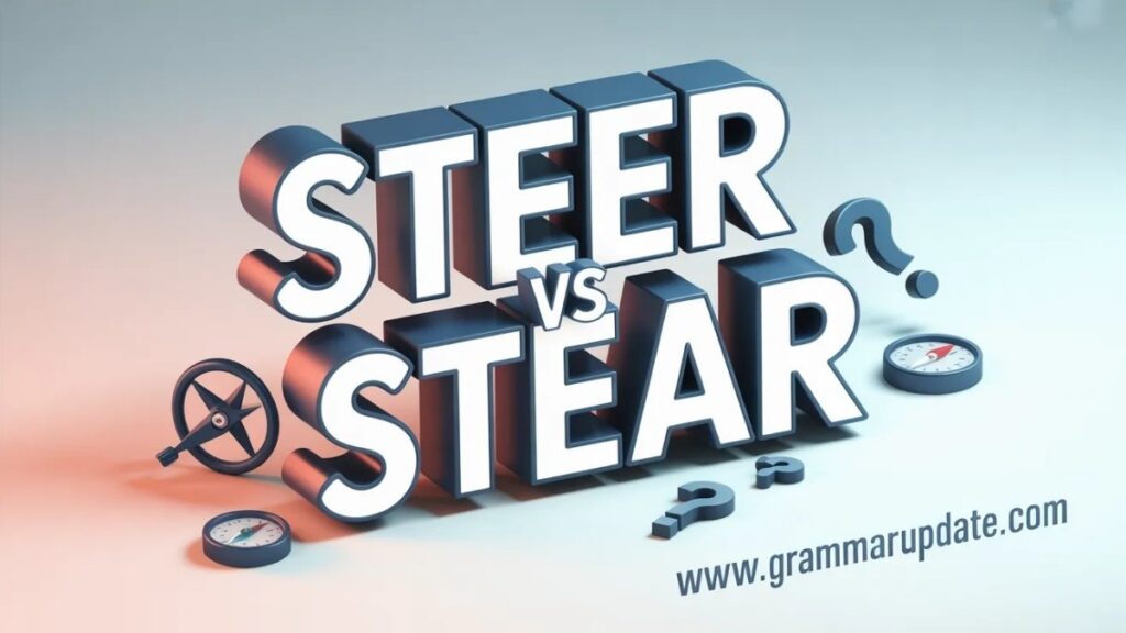 Past Tense and Forms of Steer