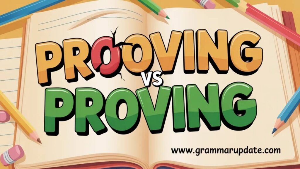 Proof vs Prove Understanding the Difference