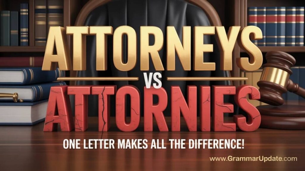 Attornies vs Attorneys, Which Spelling Is Correct?