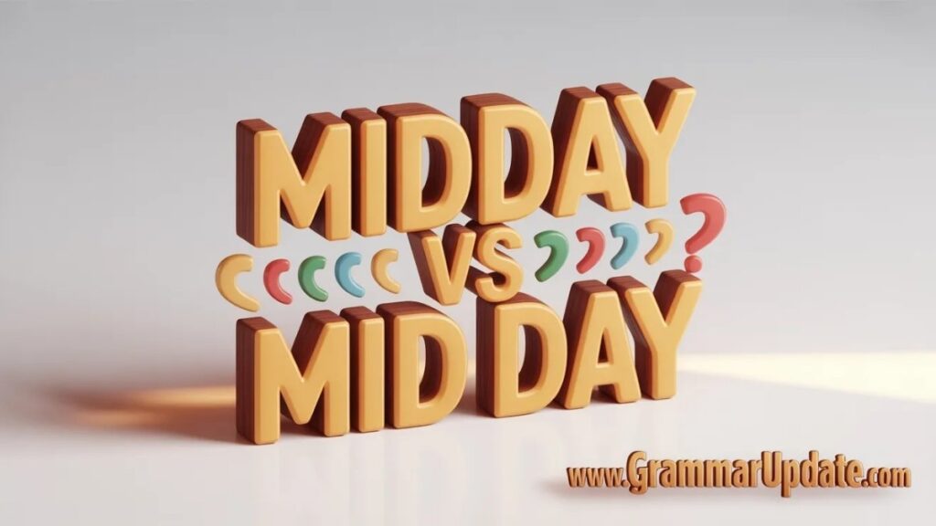 Midday in AP Style and Professional Writing