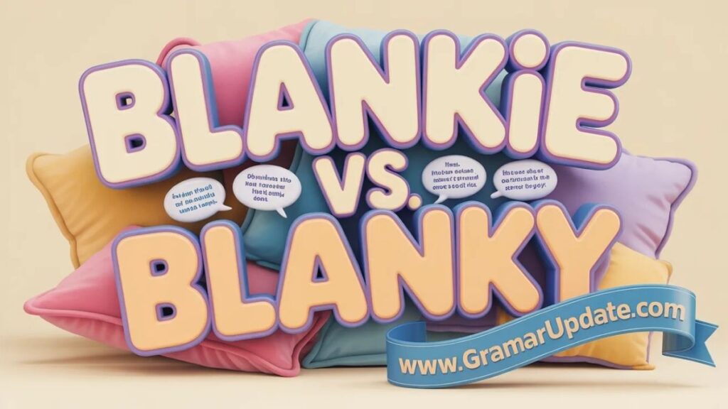 Is It Blankey VS Blankie Correcting Another Common Error