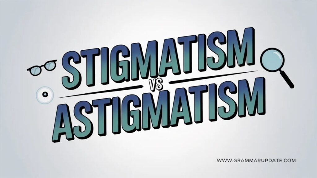 Stigmatism vs Astigmatism Core Difference