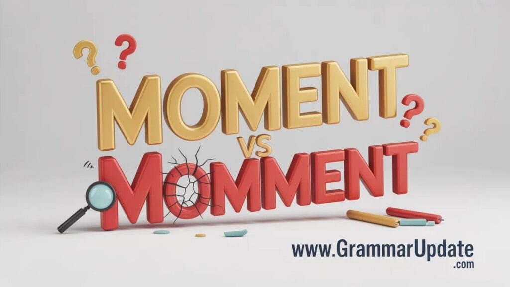 Moment vs Momment Difference and Usage