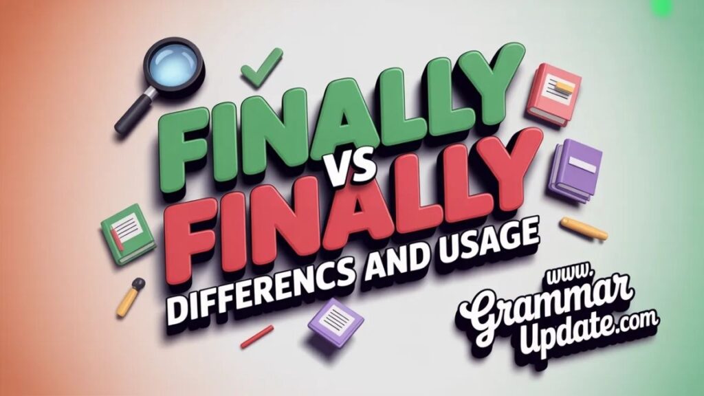 Practice Session finaly vs finally