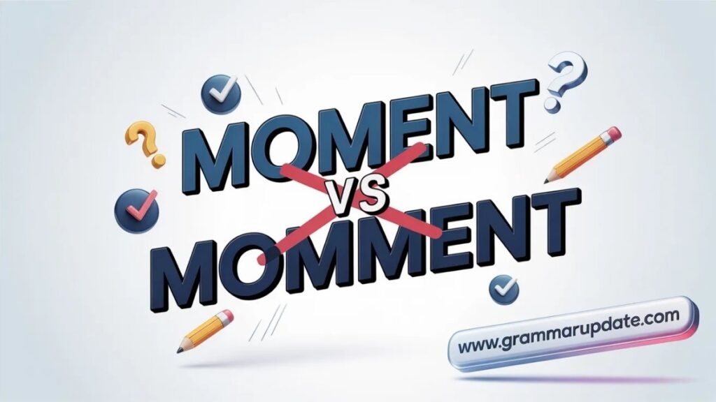 Moment vs Movement Key Difference