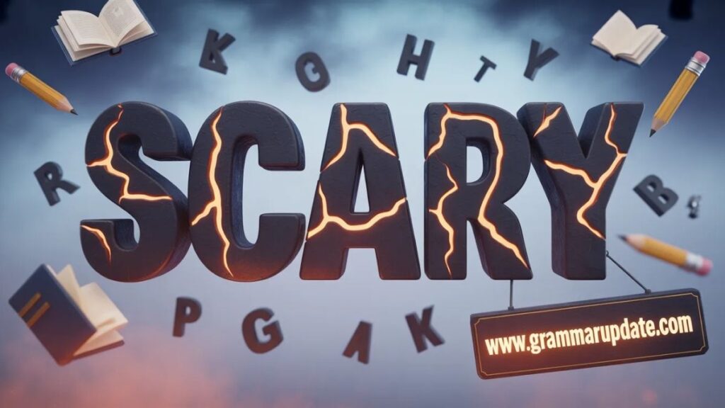Using Scary in Real Sentences and Everyday Language