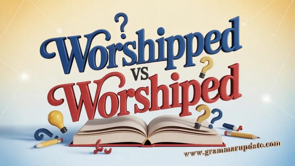 Worshipped vs Worshiped Difference and Usage
