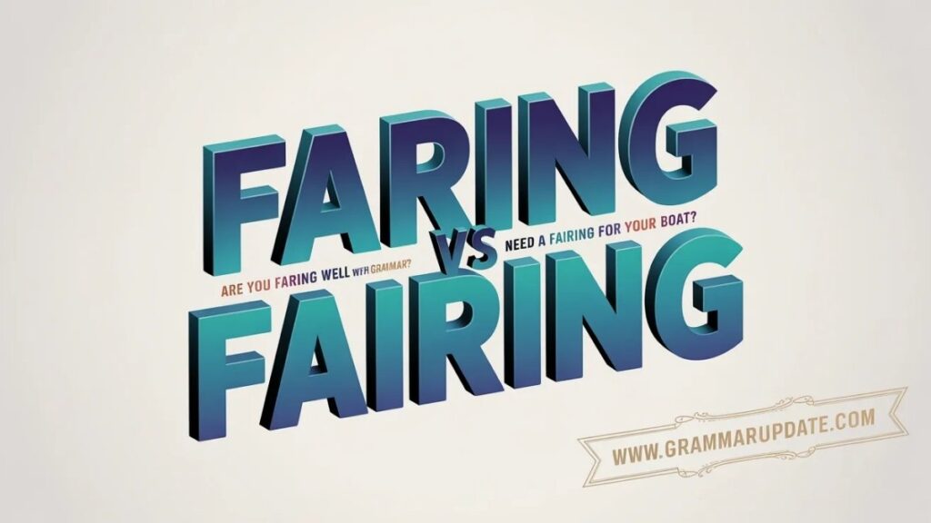 How Are You Faring Correct Usage in Life