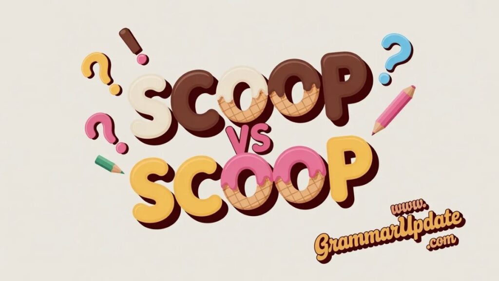 What Does “The Scoop” Mean in Informal Language