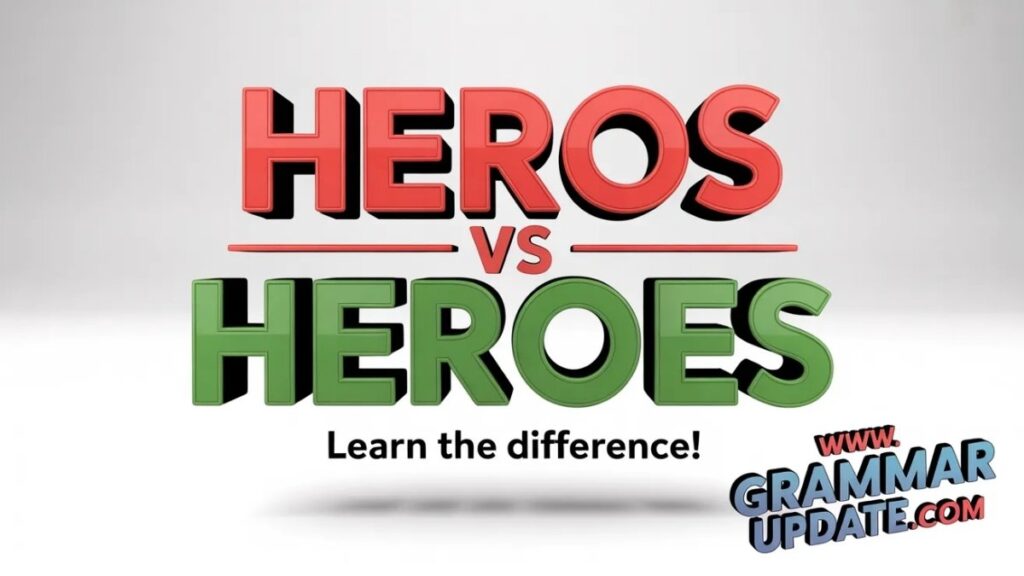 Quick Answer Heros Vs Heroes?