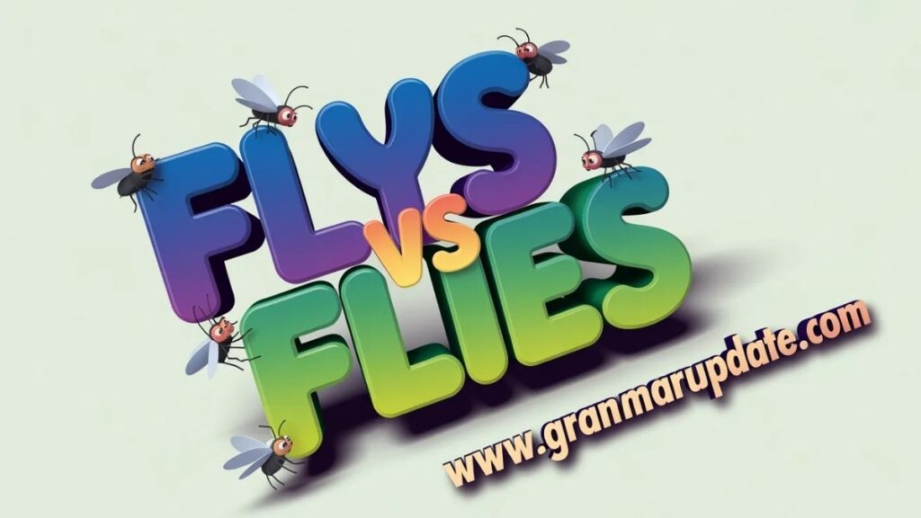 Flys vs Flies Quick Grammar Answer