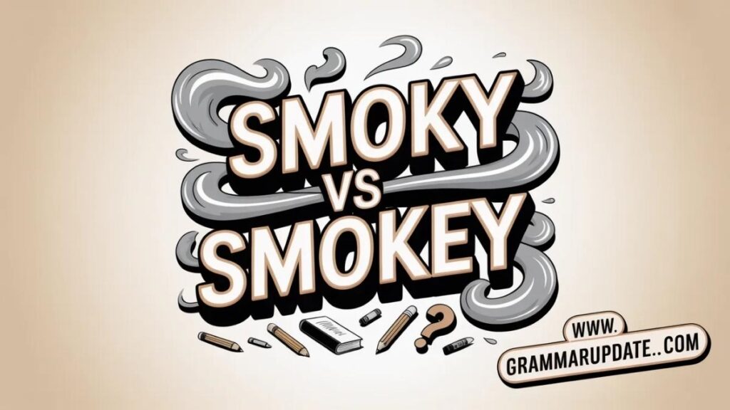 Smoky vs Smokey Meaning Explained