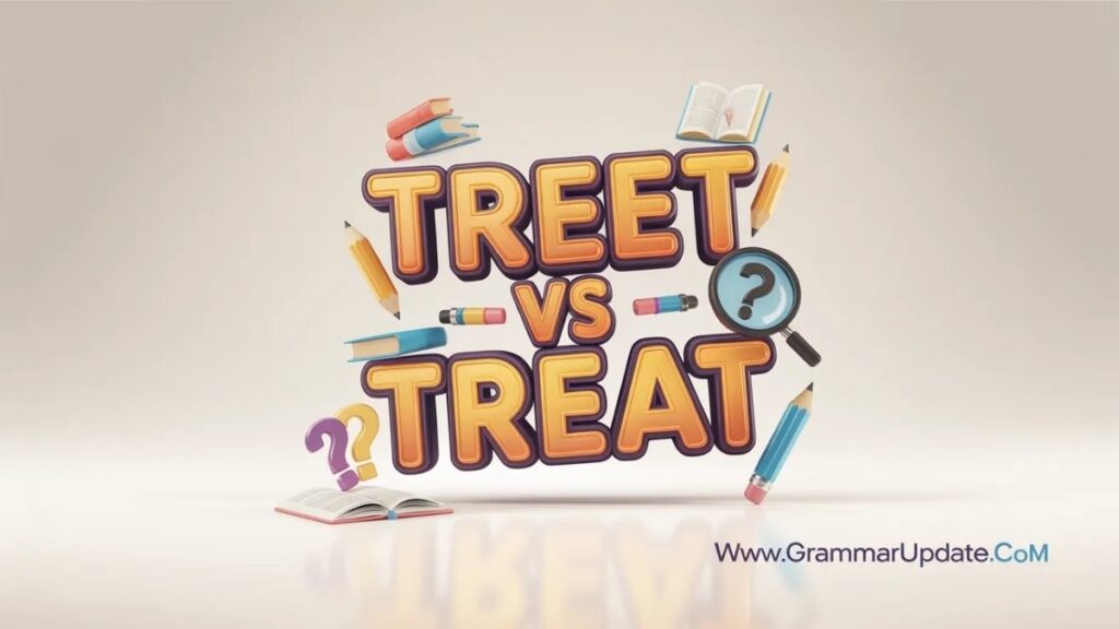Treet vs Treat Spelling Confusion and Usage