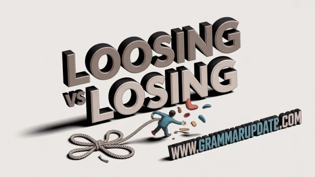 Loosing vs Losing Common English Mistake