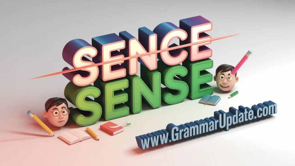 Sence vs Sense Which Is Correct and Usage?