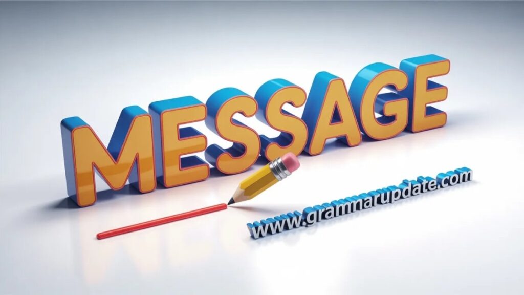 Practice Session Message vs Messege
