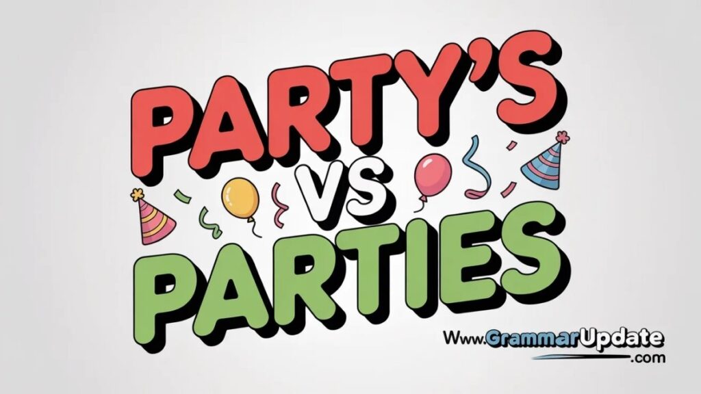 Difference Between Parties vs Parties’